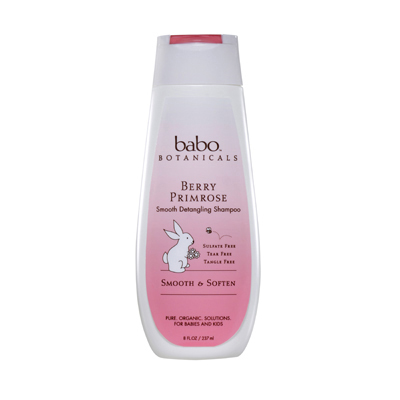 Babo Botanicals Smooth Detangling Shampoo - Berry Primrose - 8 Fl Oz
