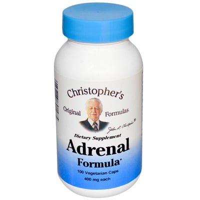 Dr. Christopher's Formulas Adrenal Formula - 400 Mg - 100 Caps
