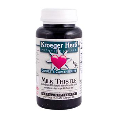 Kroeger Herb Milk Thistle - 90 Vegetarian Capsules