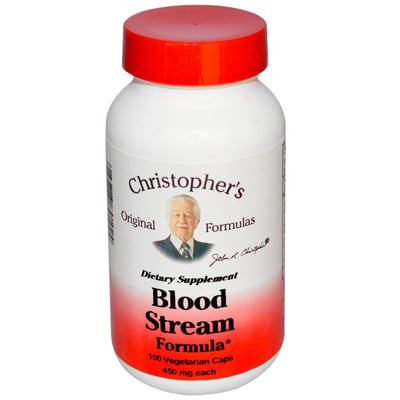 Christopher's Blood Stream Formula - 440 Mg - 100 Vegetarian Capsules
