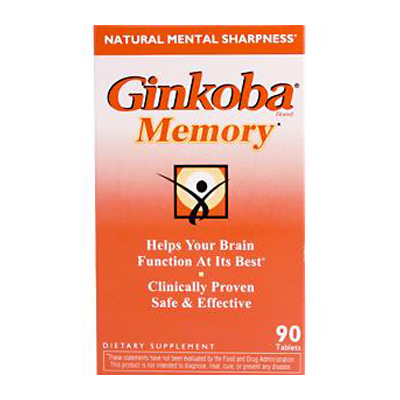 Pharmatron Ginsana Ginkoba Memory - 90 Tablets