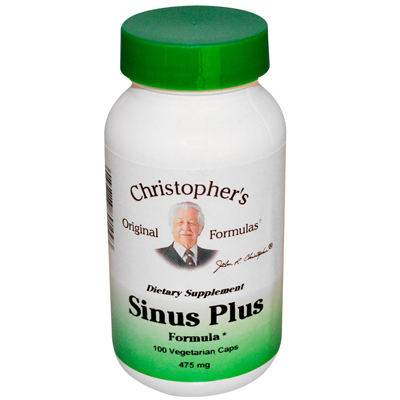 Dr. Christopher's Original Formulas Sinus Plus Formula - 475 Mg - 100 Vcaps