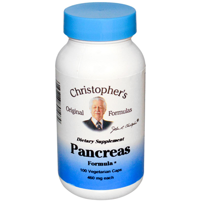 Dr. Christopher's Original Formulas Pancreas Formula - 460 Mg - 100 Vcaps