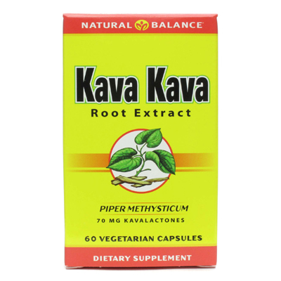 Natural Balance Kava Kava Root Extract - 60 Vegetarian Capsules
