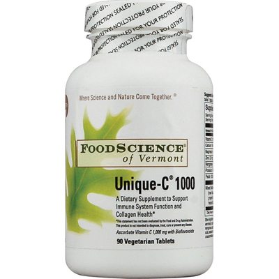 Foodscience Of Vermont Unique-c 1000 - 90 Vegetarian Tablets