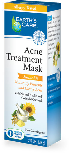 Earth's Care Acne Treatment Mask - 2.5 Oz