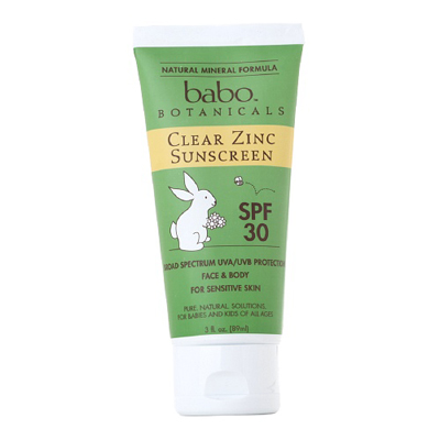 Babo Botanicals Sunscreen - Clear Zinc - Spf 30 - 3 Fl Oz
