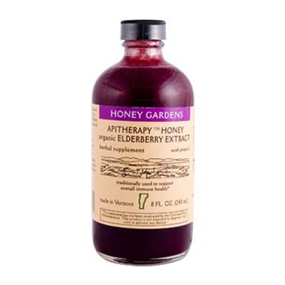 Honey Gardens Apiaries Organic Honey Elderberry Extract With Propolis - 8 Fl Oz