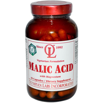 Malic Acid With Magnesium - 90 Vegetarian Capsules