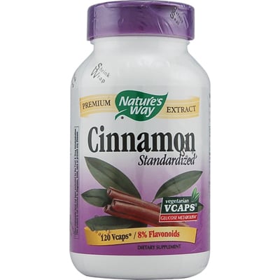 Nature's Way Cinnamon Standardized - 120 Vcaps