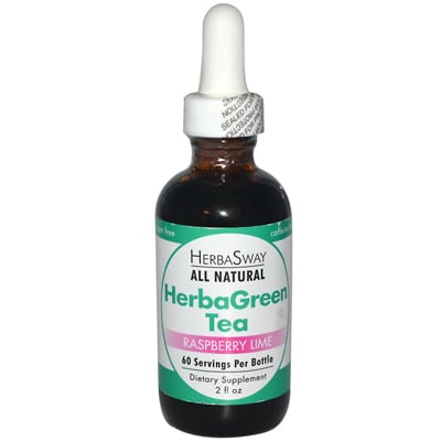 Herbasway Laboratories Herbagreen Tea Raspberry Lime - 2 Fl Oz