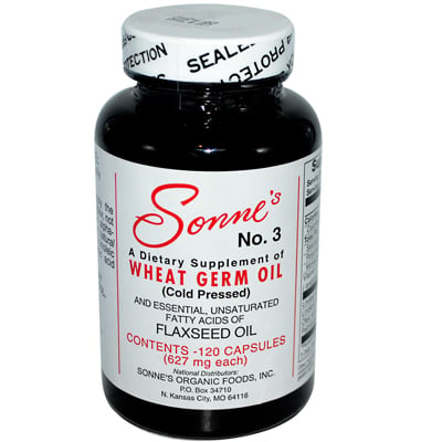 Sonne's No. 3 Wheat Germ Oil - 627 Mg Each - 120 Caps