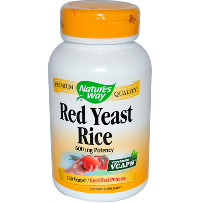 Nature's Way Red Yeast Rice - 120 Vegetarian Capsules