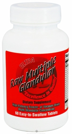 Ultra Raw Multiple Gland - 60 Tablets