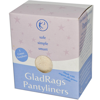 Gladrags Pantyliner Organic Undyed Cotton - 3 Pack