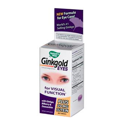 Nature's Way Ginkgold Eyes - 60 Tablets