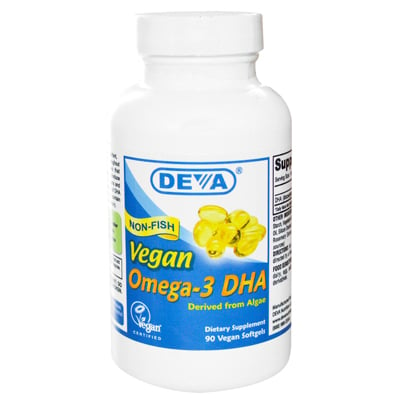 Deva Vegan Omega-3 Dha - 90 Vegan Softgels