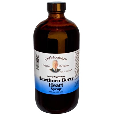 Christopher's Hawthorn Berry Heart Syrup - 16 Fl Oz