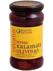 Divina Organic Pitted Kalamata Olives 6 Oz. -pack Of 6