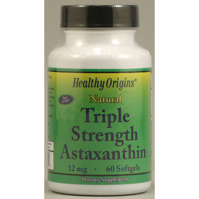 Astaxanthin Triple Strength - 12 Mg - 60 Softgels