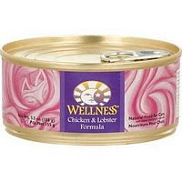Wellness Canned Chicken Lobster Cat Food 5.5 Oz