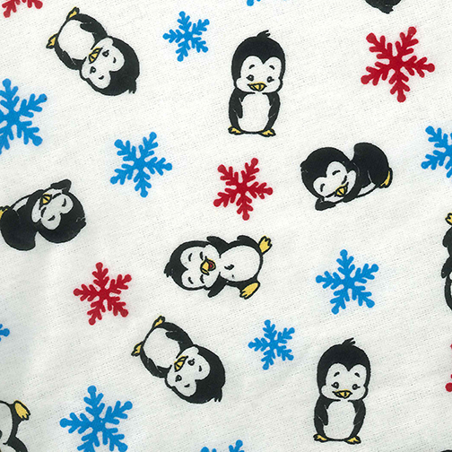 Trend-lab 101682 Crib Sheet - Penguin Print Flannel
