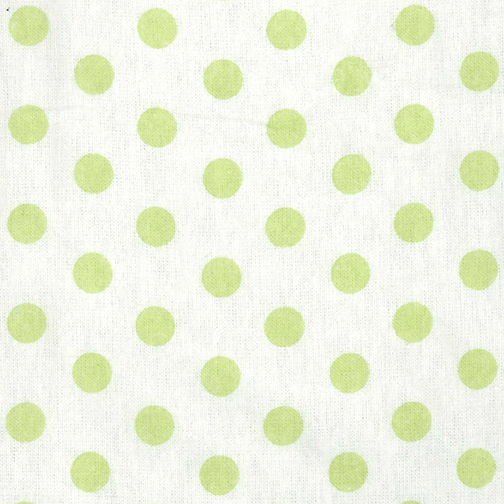 Trend-lab 101685 Crib Sheet - Sage Green And White Dot Print Flannel
