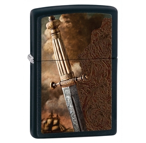 28305 Sword Of War Black Matte Lighter