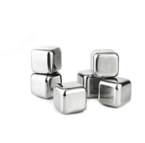 Vac215 Arctic 6 Pc Stainless Steel Ice Cube Set
