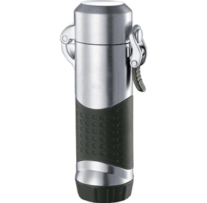 Vlr300302 Summit Chrome Satin Wind-resistant Jet Flame Lighter For Outdoors