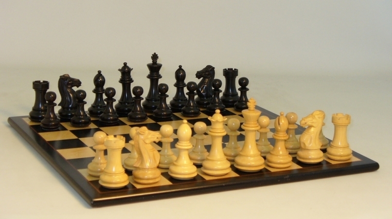 40bedq-bbm Black Exclusive Set - Chess Set Wood