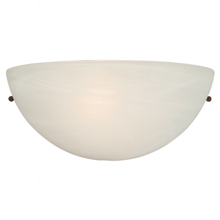 1 Light Wall Sconce,in White