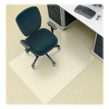 Deflect-o Defcm1k112pet Chairmat With Lip, Standard 36 In. X 48 In., Lip 20 In. X 12 In.