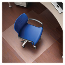Deflect-o Defcm2g112pet Hard Floor Chairmat With Lip,standard 36 In. X 48 In., Lip 20 In. X 12 In., Cl