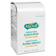 Goj975712ct Lotion Soap, Micrell, Antibacterial, 800ml, 12-ct, Golden