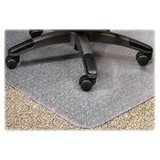 Llr25757 Standard Chairmat, 36 In. X 48 In., Lip 19 In. X 10 In., Clear