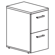 Lorell LLR81937 Underdesk File-File 15.75 in. x 22 in. x 27.2 in. Mahogany Lorell LLR81937 Underdesk File-File 15.75 in. x 22 in. x 27.2 in. Mahogany