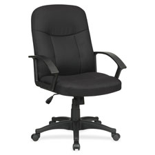 Executive Mid-back Chair, 26.25 In. X 27.5 In. X 38.5 In., Bk