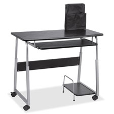Computer Desk, 45.5 In. X 20.5 In. X 35.5 In.,black-silver