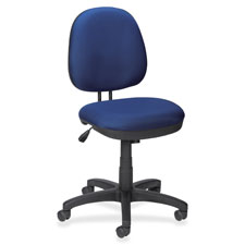 Task Chair, Tilt-tension, 19 In. X 24.5 In. X 35.25 To 40 In., Blue