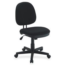 Task Chair, 19 In. X 24.5 In. X 35.75 To 40 In., Black
