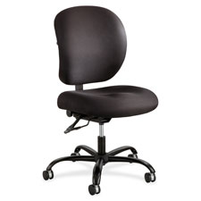 Safco Saf3391bv 24-7 Task Chair, 26 In. X 26 In. X 25.5 In., Vinyl-black