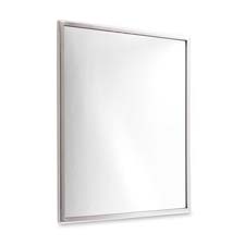 See-all Industries Seefr1824 Flat Rectangular Mirror, 18 In. X 24 In., Stainless Steel Frame
