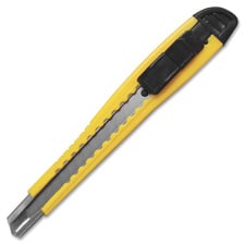 Spr01470 Fast Point Snap Off Blade Knife, 5.75 In., Yellow-black