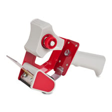 Spr01750 Handheld Tape Dispenser, Holds 3 In. Core Tapes, Red-gray