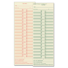 Top1276 Time Cards,semi-monthly,numbered Days,3.5 In. X 10.5 In., 500-bx