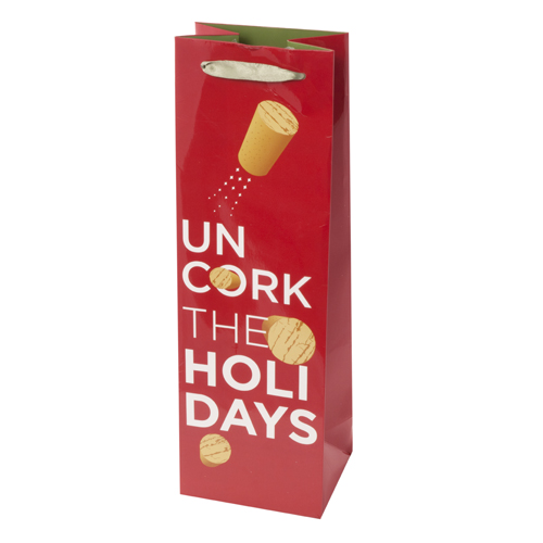 160 Uncork The Holidays Wine Bag