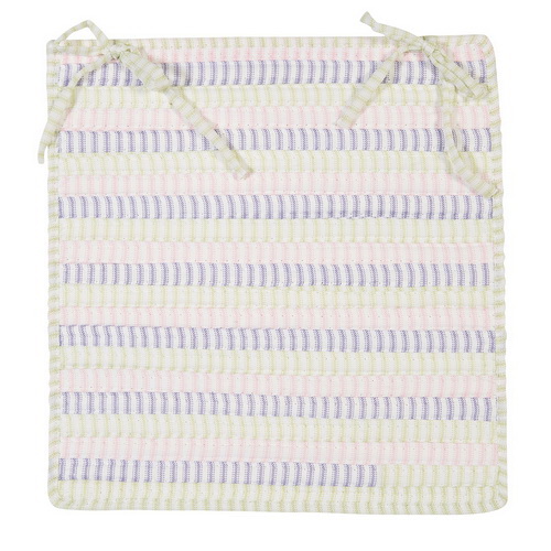 Tk78a015x015x Ticking Stripe- Dreamland Chair Pad - Single Rug