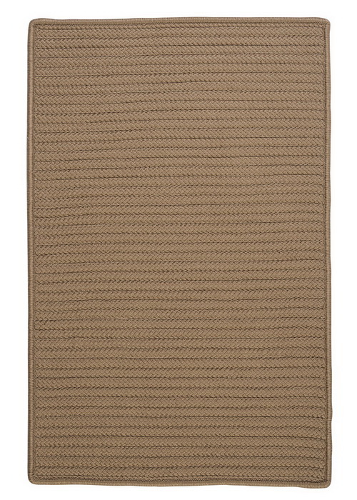Colonial Mills Rug H770R024X036S Simply Home Solid - Cafe Tostado 2 ft. x 3 ft. Braided Rug