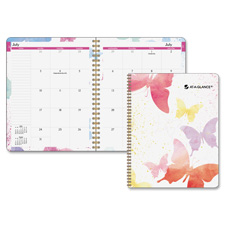 Aag791800g Mthly Planner,2ppm,2 Month,jan-dec,6.88 In. X 8.75 In.,watercolors